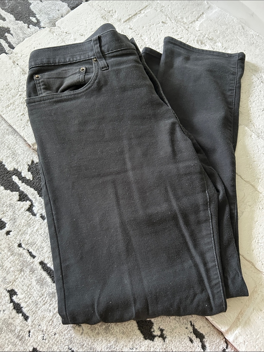 Men's Charcoal Slim Stretch Jeans 33x30